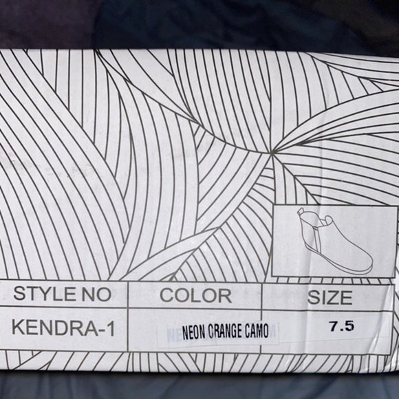 Chase + Chloe Kendra Neon Orange Slip-on sneaker - Picture 7 of 7